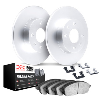 DFC® - GEOMET Plain Rear Brake Kit with 5000 Advanced Brake Pads