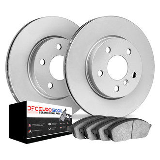 DFC® - GEOMET Plain Front Brake Kit with 5000 Euro Ceramic Brake Pads