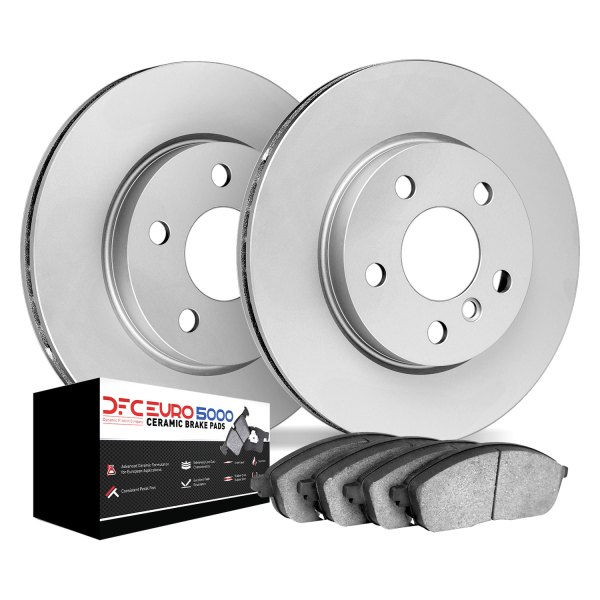 DFC® - GEOMET Plain Front Brake Kit with 5000 Euro Ceramic Brake Pads