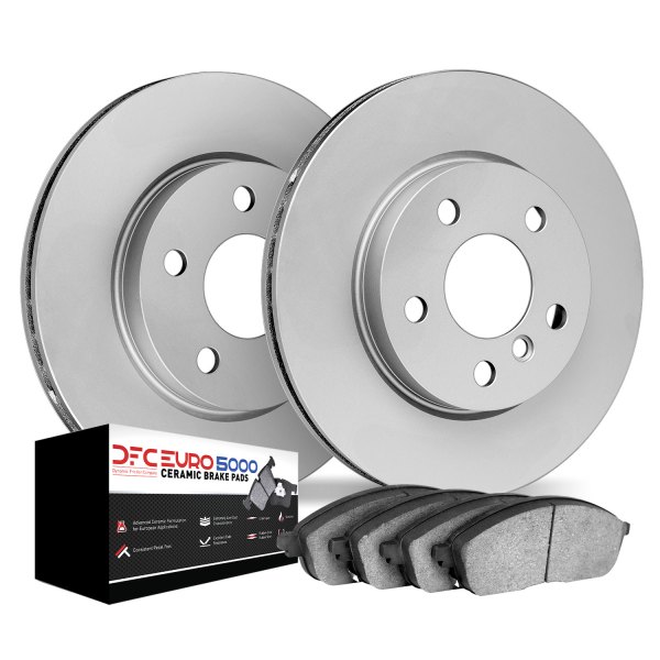 DFC® - GEOMET Plain Front Brake Kit with 5000 Euro Ceramic Brake Pads