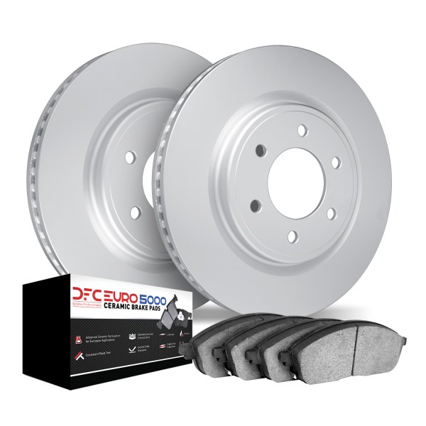 DFC® - GEOMET Plain Front Brake Kit with 5000 Euro Ceramic Brake Pads