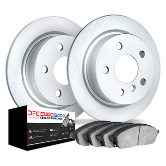 DFC® - GEOMET Plain Rear Brake Kit with 5000 Euro Ceramic Brake Pads
