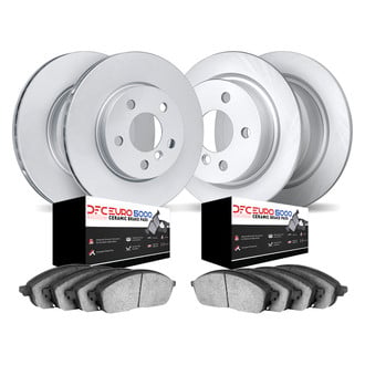 DFC® - GEOMET Plain Front and Rear Brake Kit with 5000 Euro Ceramic Brake Pads