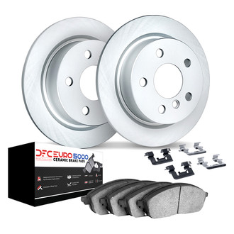 DFC® - GEOMET Plain Rear Brake Kit with 5000 Euro Ceramic Brake Pads