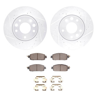 DFC® - Premium Drilled and Slotted Disc Brake Rotor Kit