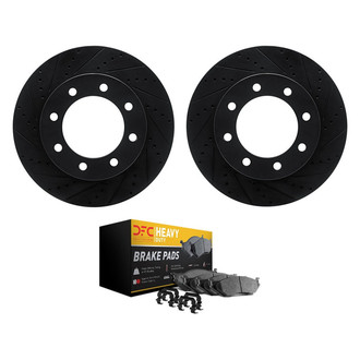 DFC® - Premium Drilled and Slotted Disc Brake Rotor Kit