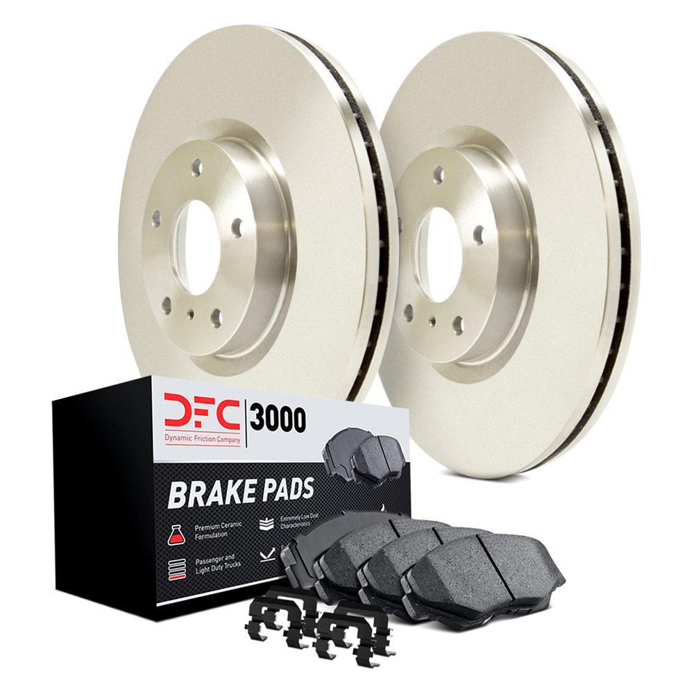 Dynamic Friction Company Ultimate Duty Performance Brake Pads and Hardware Kit