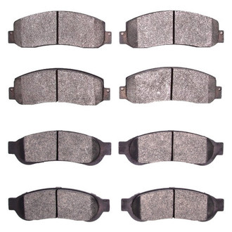 DFC® - 5000 Advanced Semi-Metallic Front and Rear Disc Brake Pad Set
