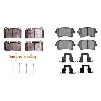 DFC® - 5000 Euro Ceramic Front and Rear Disc Brake Pad Set
