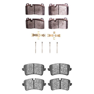 DFC® - 5000 Euro Ceramic Front and Rear Disc Brake Pad Set