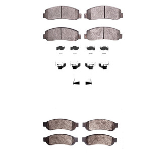 DFC® - 4000 HybriDynamic Hybrid Front and Rear Brake Pad Set