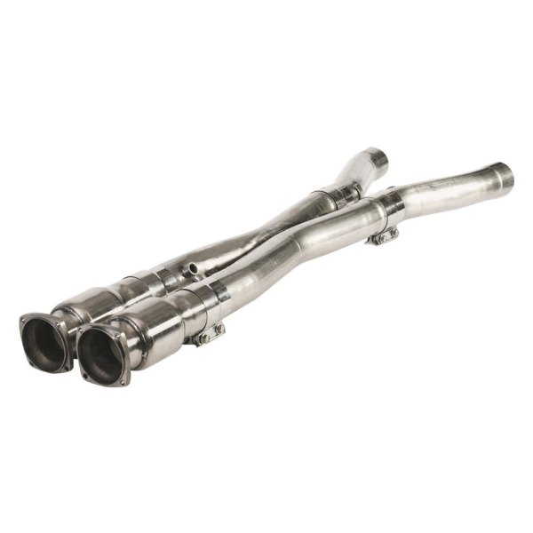 Dynatech® - SuperMAXX Stainless Steel X-Pipe Section with Catalytic Converters