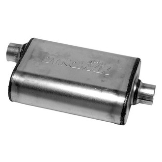 DynoMax® - Ultra Flo™ Welded Stainless Steel Oval Gray Exhaust Muffler