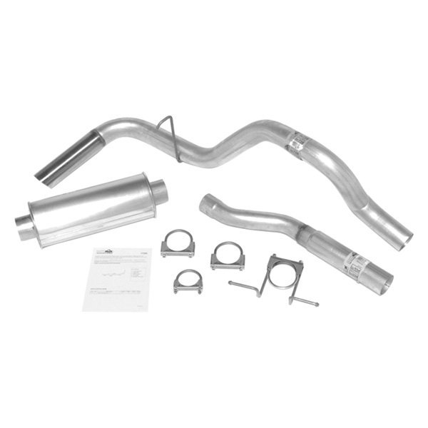 Dynomax® 17355 Ultra Flo™ Aluminized Steel Cat Back Exhaust System With Single Rear Exit 4646