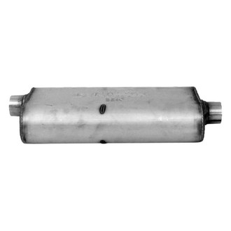 DynoMax® - Ultra Flo™ Welded Stainless Steel Oval Gray Exhaust Muffler
