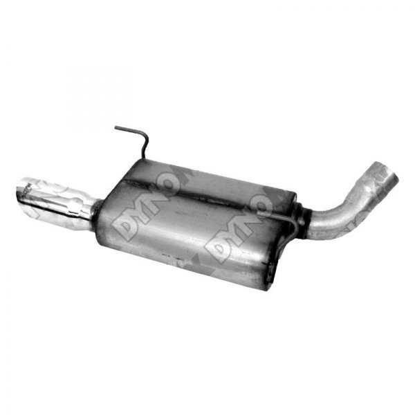 DynoMax® - Ultra Flo™ Welded Stainless Steel Passenger Side Oval Gray Exhaust Muffler