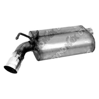 DynoMax® - Ultra Flo™ Welded Stainless Steel Passenger Side Oval Gray Exhaust Muffler