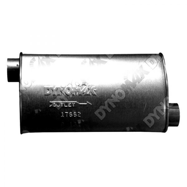 DynoMax® - Super Turbo™ Aluminized Steel Driver Side Oval Gray Exhaust Muffler