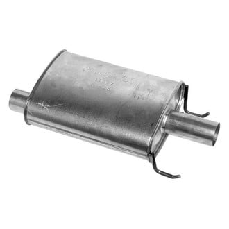 DynoMax® - Super Turbo™ Aluminized Steel Driver Side Oval Gray Exhaust Muffler