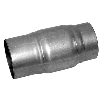 DynoMax® - Race™ Stainless Steel Round Gray Exhaust Muffler (3" Center ID, 3" Center OD, 3.5" Length)