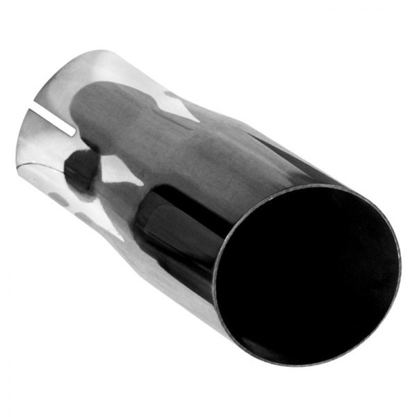 DynoMax® - Stainless Steel Round Non-Rolled Edge Single-Wall Polished Exhaust Tip