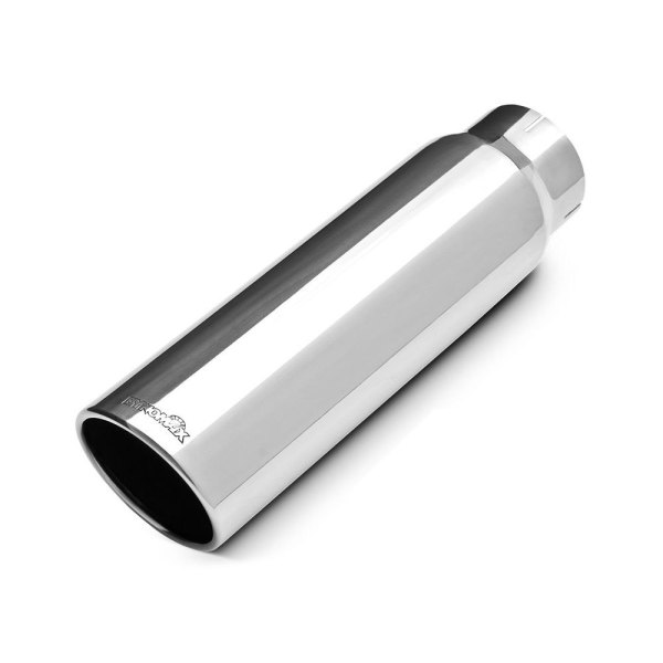 DynoMax® - Stainless Steel Round Rolled Edge Single-Wall Polished Exhaust Tip