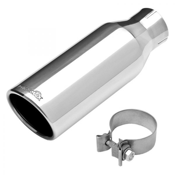 DynoMax® - Stainless Steel Round Rolled Edge Single-Wall Polished Exhaust Tip