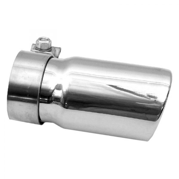 DynoMax® - Stainless Steel Round Beveled Edge Double-Wall Polished Exhaust Tip