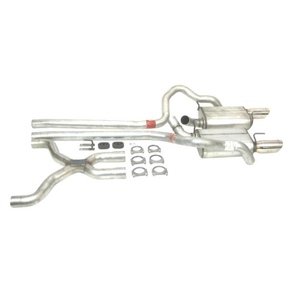 Dynomax® 39434 Ultra Flo™ Stainless Steel CatBack Exhaust System with Split Rear Exit