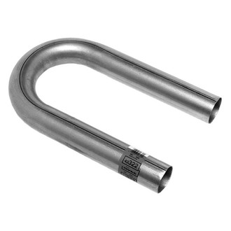 DynoMax® - Aluminized Steel 180 Degree U-Bend Pipe (2.5" Outlet, 2.5" Diameter, 16.25" Length, 4.25" Bend Radius)