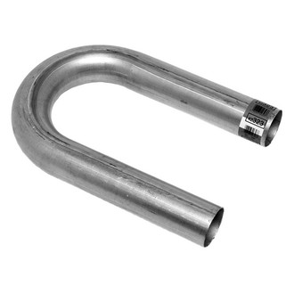 DynoMax® - Aluminized Steel 180 Degree U-Bend Pipe (3" Outlet, 3" Diameter, 17" Length, 5" Bend Radius)