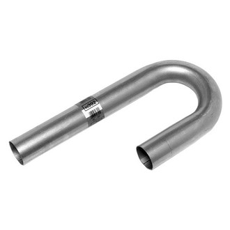 DynoMax® - Aluminized Steel 180 Degree J-Bend Pipe (2.5" Inlet, 2.5" Outlet, 18.5" Length, 3.5" Bend Radius)