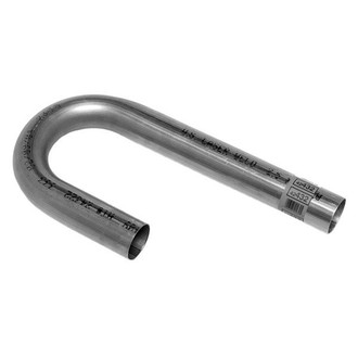 DynoMax® - Stainless Steel 180 Degree J-Bend Pipe (2.5" Inlet, 2" Outlet, 19.25" Length, 4" Bend Radius)