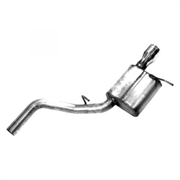 DynoMax® - Ultra Flo™ Welded Stainless Steel Driver Side Oval Gray Exhaust Muffler