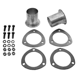 DynoMax® - Aluminized Steel Exhaust Header Reducer (2.5" Inlet, 3.5" Outlet, 3" Length)