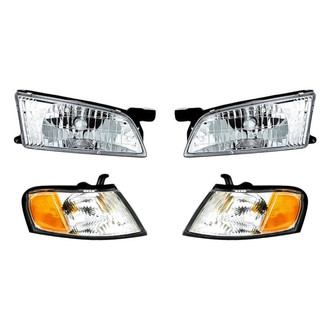 Eagle Eyes® - 4-Piece Kit (Driver and Passenger Side Headlights, Driver and Passenger Side Turn Signal/Corner Lights) (Standard Line)
