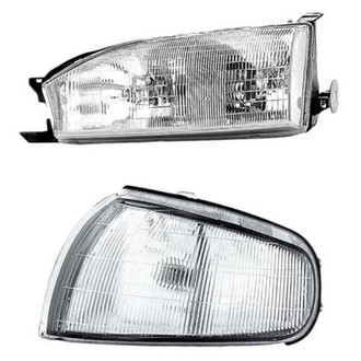 Eagle Eyes® - 2-Piece Kit (Driver Side Headlight, Driver Side Turn Signal/Corner Light) (Standard Line)