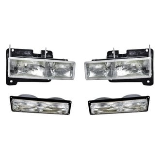Eagle Eyes® - 4-Piece Kit (Driver and Passenger Side Headlights, Driver and Passenger Side Turn Signal/Parking Lights) (Standard Line)