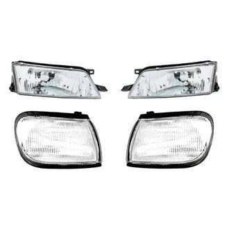 Eagle Eyes® - 4-Piece Kit (Driver and Passenger Side Headlights, Driver and Passenger Side Turn Signal/Corner Lights) (Standard Line)