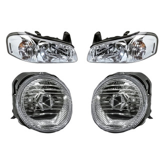 Eagle Eyes® - 4-Piece Kit (Driver and Passenger Side Headlights, Driver and Passenger Side Fog Lights) (Standard Line)