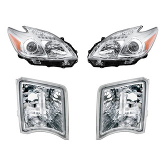 Eagle Eyes® - 4-Piece Kit (Driver and Passenger Side Headlights, Driver and Passenger Side Turn Signal/Corner Lights) (Standard Line)
