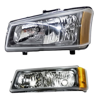 Eagle Eyes® - 2-Piece Kit (Driver Side Headlight, Driver Side Turn Signal/Parking Light) (Standard Line)