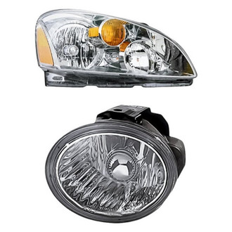 Eagle Eyes® - 2-Piece Kit (Passenger Side Headlight, Passenger Side Fog Light) (Standard Line)
