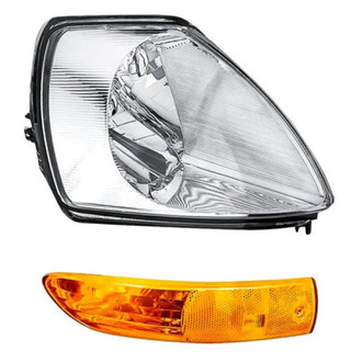 Eagle Eyes® - 2-Piece Kit (Passenger Side Headlight, Passenger Side Turn Signal/Parking Light) (Standard Line)