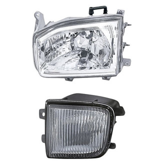 Eagle Eyes® - 2-Piece Kit (Driver Side Headlight, Driver Side Fog Light) (Standard Line)