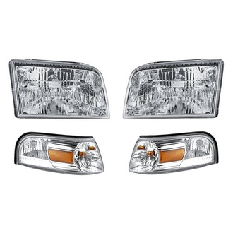 Eagle Eyes® - 4-Piece Kit (Driver and Passenger Side Headlights, Driver and Passenger Side Turn Signal/Corner Lights) (Standard Line)