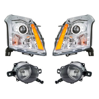 Eagle Eyes® - 4-Piece Kit (Driver and Passenger Side Headlights, Driver and Passenger Side Fog Lights) (Standard Line)