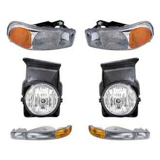 Eagle Eyes® - 6-Piece Kit (Driver and Passenger Side Headlights, Driver and Passenger Side Fog Lights , Driver and Passenger Side Turn Signal/Parking Lights) (Standard Line)