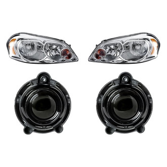 Eagle Eyes® - 4-Piece Kit (Driver and Passenger Side Headlights, Driver and Passenger Side Fog Lights) (Standard Line)