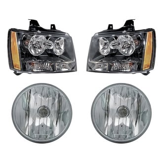 Eagle Eyes® - 4-Piece Kit (Driver and Passenger Side Headlights, Driver and Passenger Side Fog Lights) (Standard Line)
